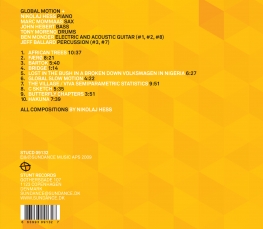 Nikolaj Hess - Global Motion - Back Cover