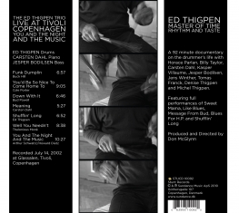 Ed Thigpen - YOU AND THE NIGHT AND THE MUSIC + MASTER OF TIME, RHYTHM & TASTE - Back Cover