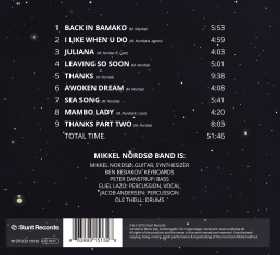 Mikkel Nordsø Band - DIVING IN SPACE FOR 3 DECADES - Back Cover