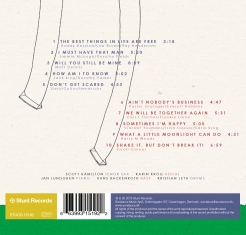 Scott Hamilton - Karin Krog - THE BEST THINGS IN LIFE - Back Cover