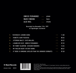 Enrico Pieranunzi - Mads Vinding - Alex  - YESTERDAYS - Back Cover