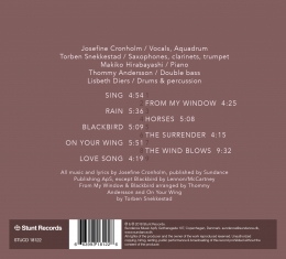 Josefine Cronholm - EMBER - Back Cover