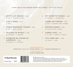 Sinne Eeg - Weve Just Begun - Back Cover