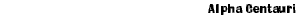 Alpha Centauri